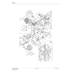 Ricambi Alpina per Motosega P 450 (2004) 224618000/04