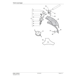 Alpina Spare Parts for Brushcutter B 28 J