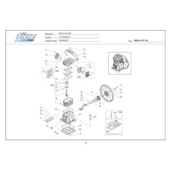 FIAC Spare Parts for Compressor SCS 415-200