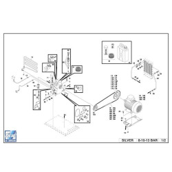 FIAC Spare Parts for Compressors 383 SILVER 5.5-7.5-10 Stand Alone