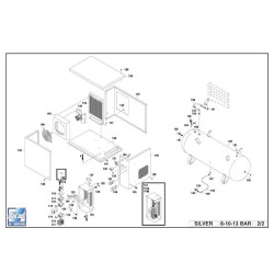 Ricambi Fiac per Compressori 383 - SILVER 5.5-7.5-10 2005 Stand Alone