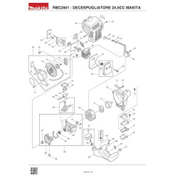 Makita Spare Parts for BruschCutter RBC2501 24,5CC