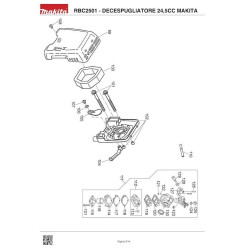 Makita Spare Parts for BruschCutter RBC2501 24,5CC