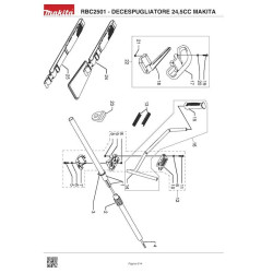 Ricambi Makita per Decespugliatore RBC2501 24,5CC