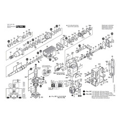 Bosch Spare Parts for Rotary Hammer Bosch GBH 8 DCE