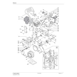 Ricambi Alpina per Motosega P 460 (2003) 224718000/04