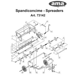 Lawn Tractors Accessories for Spreaders AMA 73142