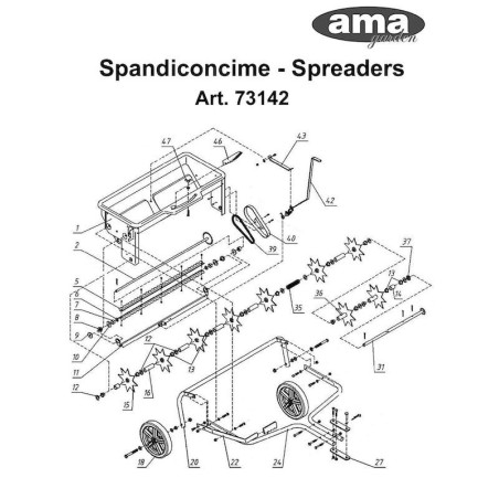 Appendici per Trattorini - Spandiconcime AMA - 73142