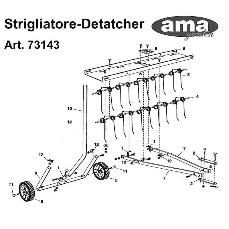 Lawn Tractors Accessories for Detatcher AMA 73143