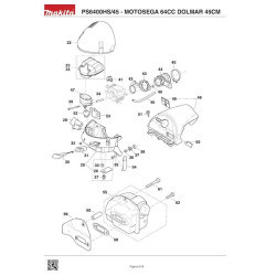 Dolmar Spare Parts for Chainsaw PS6400HS/45