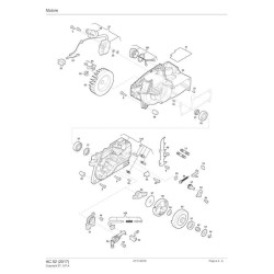 Alpina Spare Parts for Chain Saw AC 52 240521800/A17 - 2017