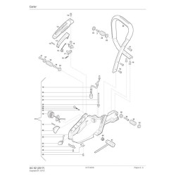 Alpina Spare Parts for Chain Saw AC 52 240521800/A17 - 2017