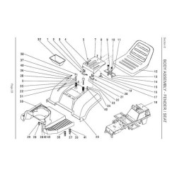 Ricambi Ama per Trattorino SG 180-102H - 13902