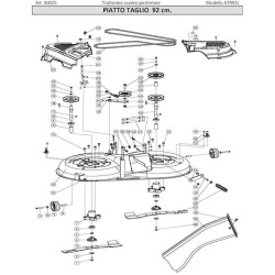 Ama Spare Parts for Lawn Tractor ATR92L - 90025