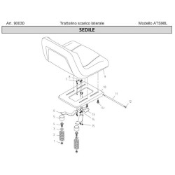 Ama Spare Parts for Lawn Tractor ATS98L – 90030