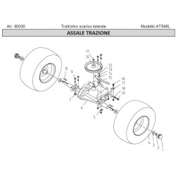 Ama Spare Parts for Lawn Tractor ATS98L – 90030