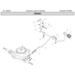 Ama Spare Parts for Lawn Tractor ATS98L – 90030