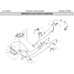 Ama Spare Parts for Lawn Tractor ATS98L – 90030