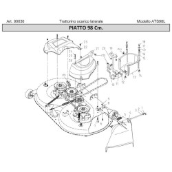 Ama Spare Parts for Lawn Tractor ATS98L – 90030