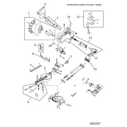 Valex Spare Parts for Slide Compound Mitre Saw TRL255B - 1390306