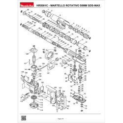 Ricambi Makita per Martello Demolitore HR5001C