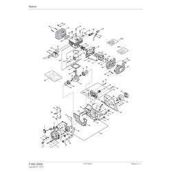 Alpina Spare Parts for Chain Saw P 660 (2006) 126220000