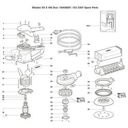 Ricambi Metabo per Smerigliatrici Angolari L 3709-L10-10-LE 9-10