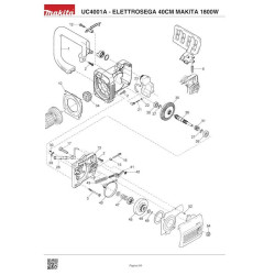 Makita Spare Parts for Electric Chainsaw UC4001A