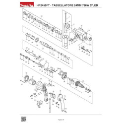Ricambi Makita per Tassellatore SDS-Plus HR2450FT