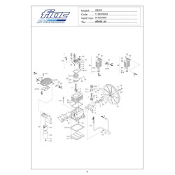 FIAC Spare Parts for Pump Unit AB 550 1123020052