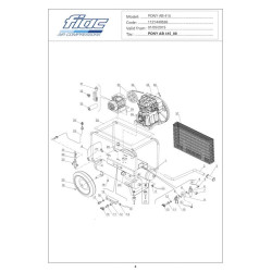 FIAC Spare Parts for Piston Air Compressor Pony AB 415