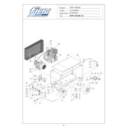 FIAC Spare Parts for Piston Air Compressor Pony AB 858