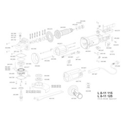 Flex Spare Parts for Angle Grinder L 8-11 115/125