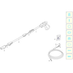 Black&Decker Spare Parts for Pressure Washer PW 1600 WS - 13477