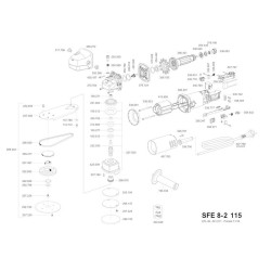 Ricambi Flex per Levigatrice a Testa Piana SFE 8-2 115