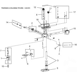 Ricambi Valex per Trapano a Colonna TR13RD - 1421074