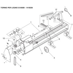 Ricambi Valex per Tornio G1000B - 1410528