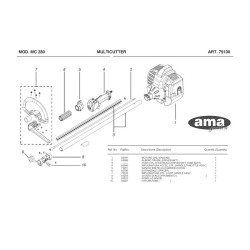 Ricambi Makita per Scalpellatore HK1820
