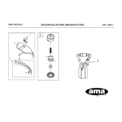 Ricambi Makita per Scalpellatore HK1820