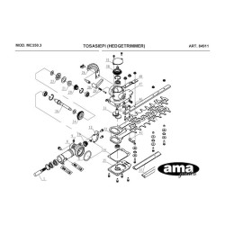 Ama Spare Parts for Engine Unit Multicutter MC 350.3 - 84911