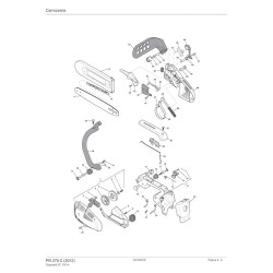 Alpina Spare Parts for Chain Saw PR 270 C (2012) 223010100/06