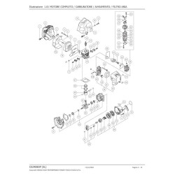 Ricambi Hitachi per Motosega da Potatura Hitachi CS25EC-SC