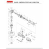 Makita Spare Parts for Angle Grinder GA4530