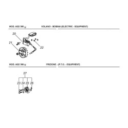Ricambi Ama per Decespugliatore AG2 360U