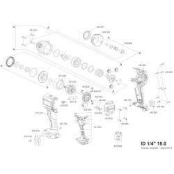 Flex Spare Parts for Cordless Impact Driver ID 1/4" 18.0