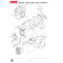 Ricambi Makita per Soffiatore a Benzina BHX2501