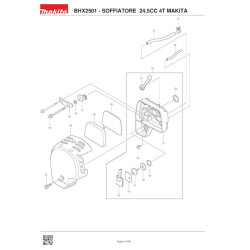 Ricambi Makita per Soffiatore a Benzina BHX2501