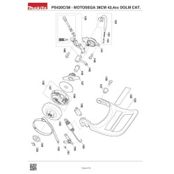 Dolmar Spare Parts for Chainsaw PS420C/38 Catalyzed