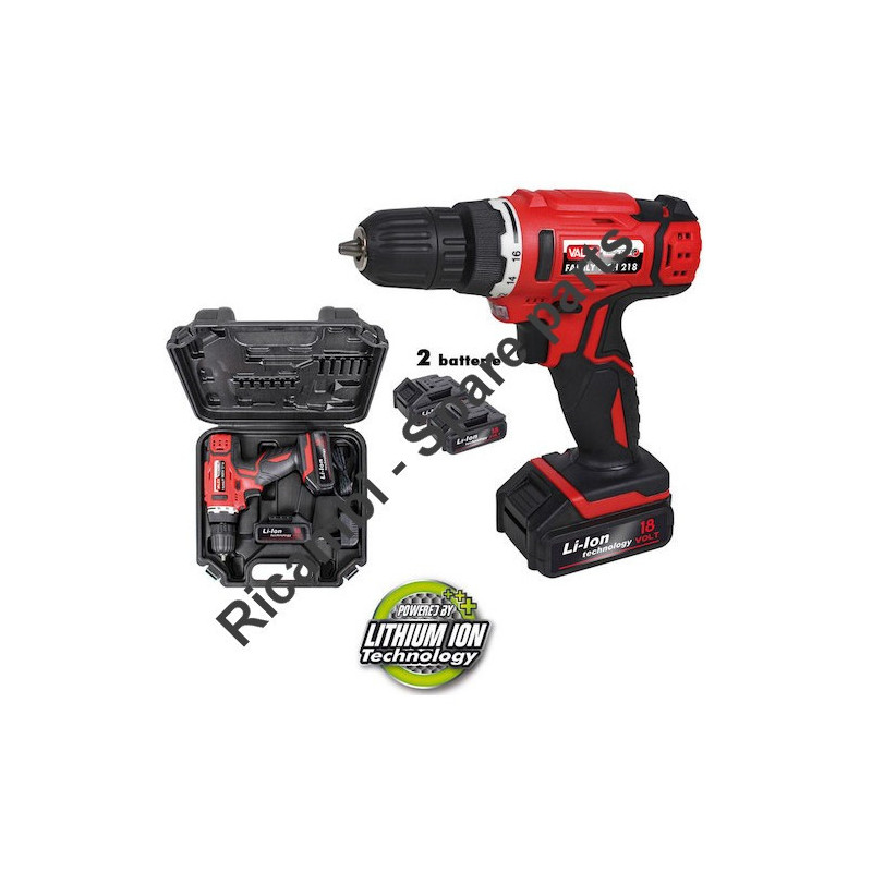 Ricambi Valex per Trapano Avvitatore a Batteria Family-Tech 218