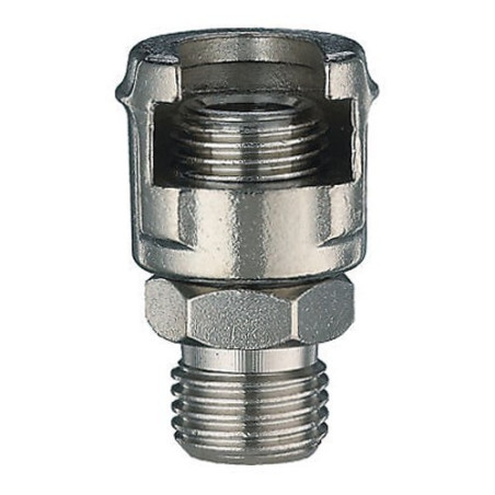 Raccordo con dado fresato filetto Maschio 1/4"